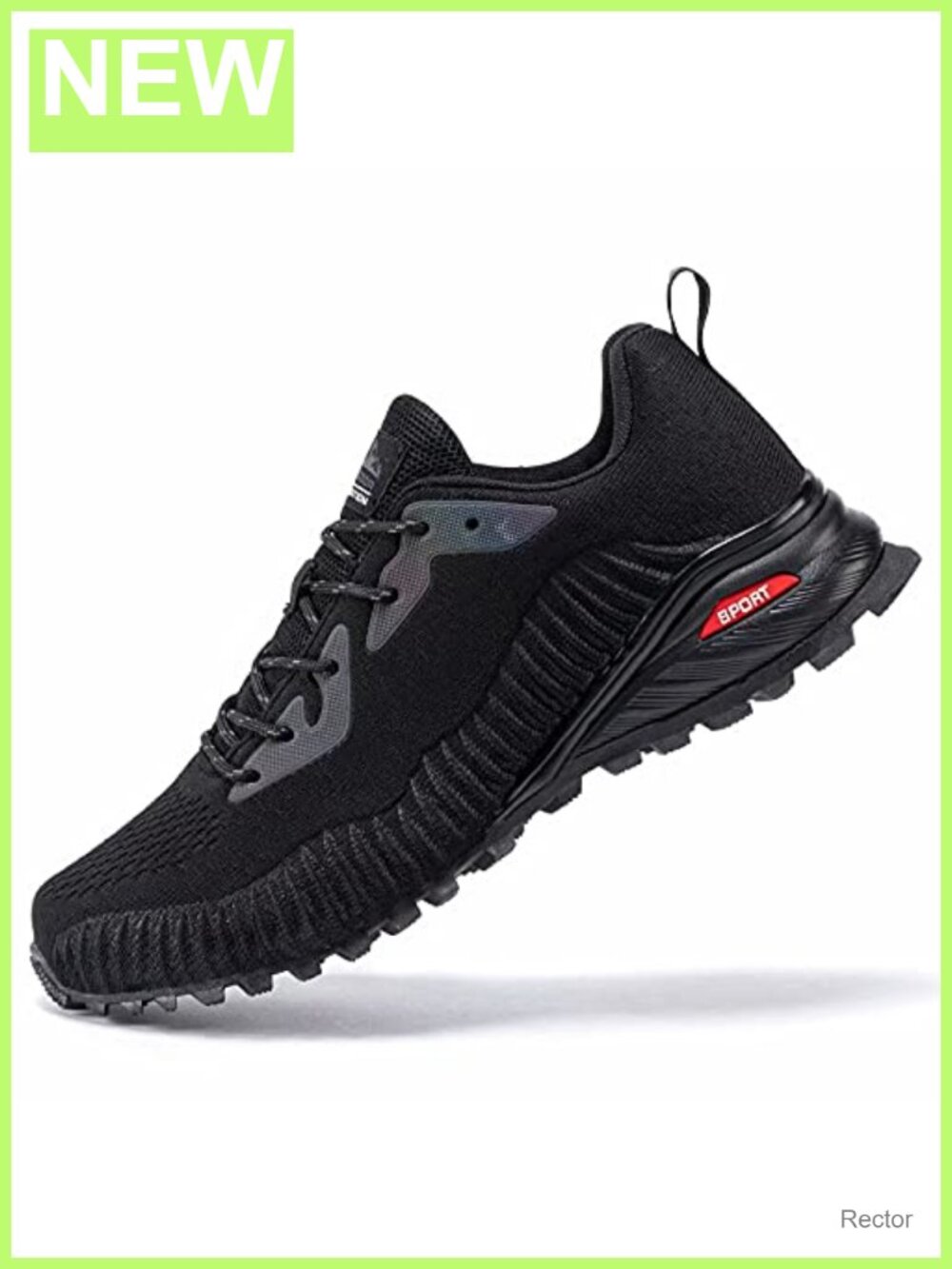 Men's Trail Running Shoes Lightweight Mesh Athletic Sneakers for Hiking Walking